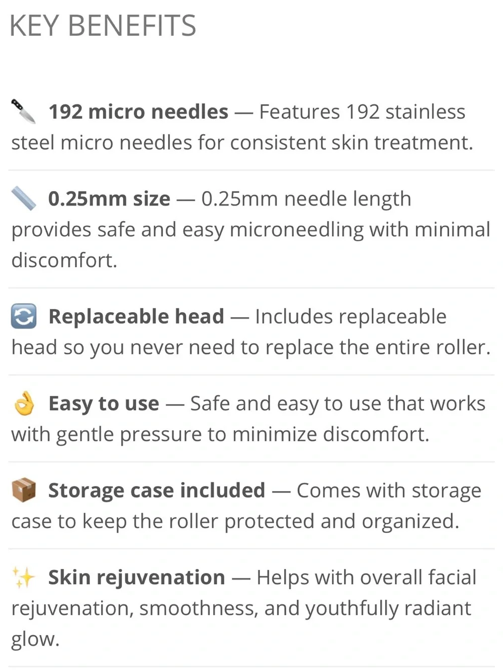 NWT Sdara at Home Derma Microneedling Roller